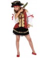 Costume  Da Pirata Lusso Bambina T1 3-4 Anni