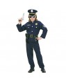 WIDMANN 73167 costume poliziotto in tessuto pesante 140cm