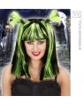 widmann h6484 parrucca halloween con ragni pipistrelli