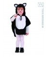 Poncho Gattino In Peluche 98-110 Cm Con Cappucc