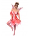 GIOCOPLAST 91242 costume fata rosa m/l