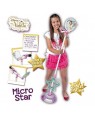 smoby 27230 violetta microfono con asta