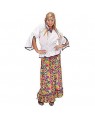 Costume Hippie Woman S In Vell.Camic,Pant,Fasc.Tes