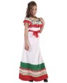 Costume Da Messicana Bambina T3 7-9 Anni