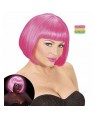 WIDMANN 74973 parrucca valentina rosa fluorescente in sc