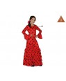 ATOSA 26531 costume flamenca rosso spagnola t-2 5/6