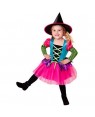 WIDMANN 07476 costume strega tutu multicolor 5/7 128cm