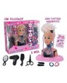 TEOREMA 63252 testa hair style da pettinare c/accessori