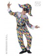WIDMANN 55716 costume arlecchino 5/7 cm 128