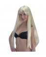 carnival toys 02619 parrucca bionda lunghissima c/frangia in busta