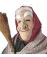 widmann 1531x maschera befana con capelli e foulard