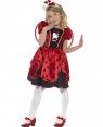 SMIFFY S S37238S costume coccinella kitty, lady bug costume da fata