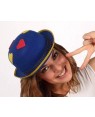 ATOSA 36550 cappello fungo blu cuori colorati