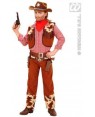Costume Cowboy 8/10 Cm 140 Camicia Gilet Pantal