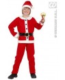WIDMANN 14917 costume babbo natale bambino 8/10 cm 140