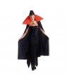 CARNIVAL TOYS 29205 mantello nero c/bavero rosso in maglino