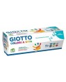 giotto 534100 tempera colori a dita conf.6 pz 100ml