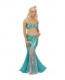 Costume Sirena M Vestito Con Collana Di Perle