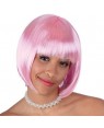 carnival toys 02430 parrucca lovely caschetto rosa in busta