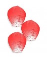 CARNIVAL TOYS 04118 mongolfiere rossa 95cm 3pz lanterne cinesi