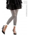 widmann 2044t calze leggings rigati nero-bianco 70 den