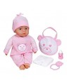 giocheria rdf50933 love bebe - coccole e carezze cm.44 con accessori
