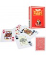 modiano 300546 carte poker texas jumbo rosso pvc
