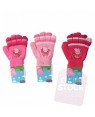 eone  peppa pig guanti rosa a strisce
