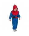 Costume Spiderman 1/2 Anni C/Cappuccio