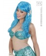 widmann m6564 parrucche sirena turchesi con conchiglie