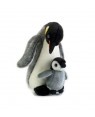 venturelli 692170 peluche pinguino con baby cm 25