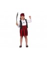 ATOSA 70106.0 costume pirata rosso 7-9