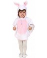 Poncho Coniglietto Peluche 98-110 Cm Con Cappucc