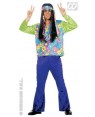Costume Hippie Uomo Velluto S