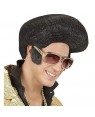 WIDMANN 02072 parrucca nera elvis king of rock