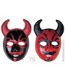 MASCHERA DIAVOLO PVC CON GLITTER
