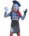 CLOWN 88206 costume mimo bambina 6 anni