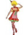 Costume Clown Donna Boo Boo L Abito Con Il Cap