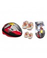 MONDO 18464 confezione casco e protezioni power rangers