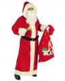 Costume Babbo Natale Super Lusso Xl In Velluto Con