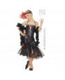 WIDMANN 3797C costume in paillettes 4/5 5/7 nero glamour