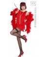 Costume Charleston Lusso Rosso L /Guanti E Fascia