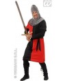 Costume Guerriero Medievale L In 4 Colori Con Capp