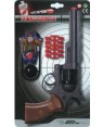 edison giocattoli gt46333 pistola ron smith a 8 colpi gommini cm28