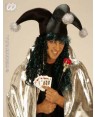 widmann 8435j cappelli jolly giullare in velluto con parrucca