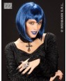 widmann v0974 parrucca gothic vamp blu - in scatola