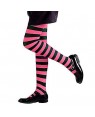 widmann 01223 collant rigati rosa/nero 70 den bambina 1-3 anni