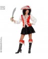 WIDMANN 57972 costume piratessa regale rossa m