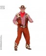 Costume Cowboy S Camicia,Gilet,Pant,Cint,Band