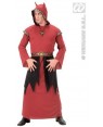 Costume Satana M Tunica Con Cappuccio